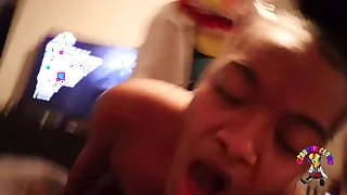 Getting an obstacle brains fucked outside of me by Gibby an obstacle Clown