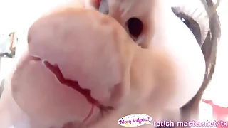 Japanese Asian Tongue Spit Face Nose Licking Sucking Kissing Handjob Charm - More at fetish-master&period;net