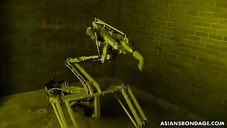 Asian Shiori Natsumi screams and cums regarding a screwing machine&period;